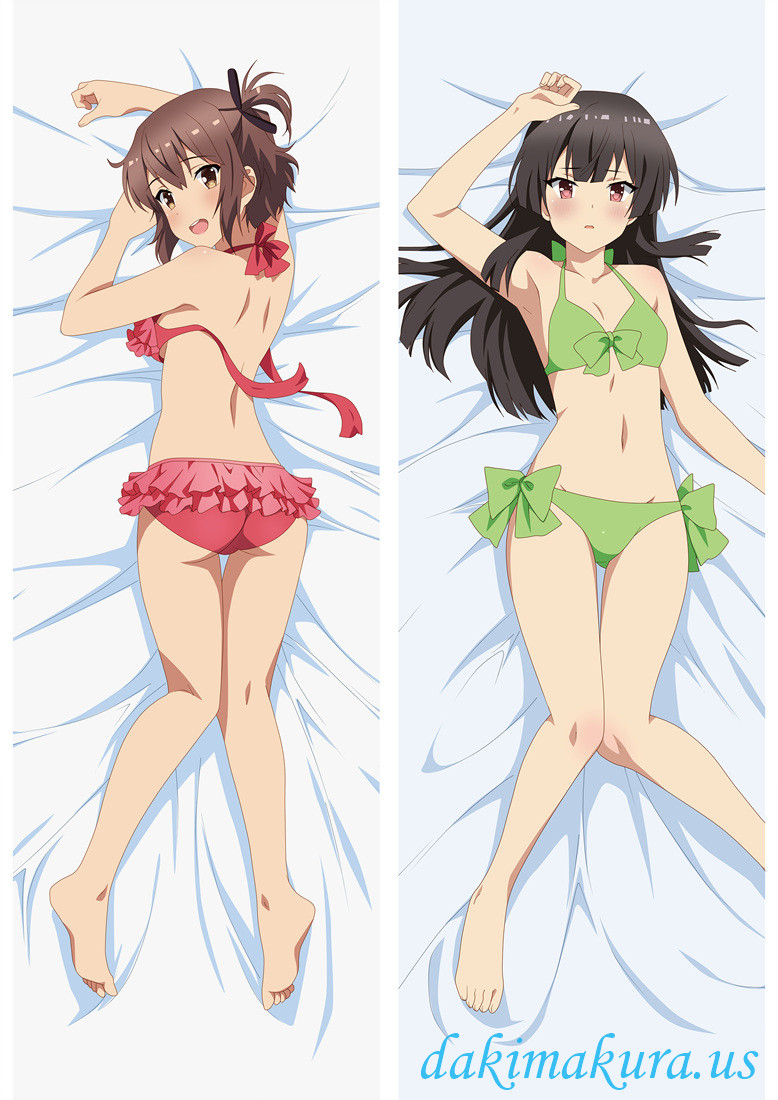 Kanami Eto and Hiyori Jujo - Katana Maidens Toji No Miko Japanese hug dakimakura pillow